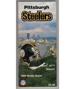 1989 Pittsburgh Steelers Media Guide Chuck Noll Coach of Year Tim Worley... - £11.66 GBP