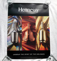 New Hennessy Cognac Unwrap the Spirit of the Holidays Poster 18&quot; x 24&quot; C... - £14.69 GBP