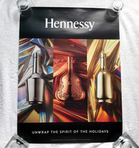 New Hennessy Cognac Unwrap the Spirit of the Holidays Poster 18&quot; x 24&quot; C... - £14.03 GBP