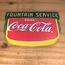 Vintage Coca Cola Fountain Service Magnet - $6.93