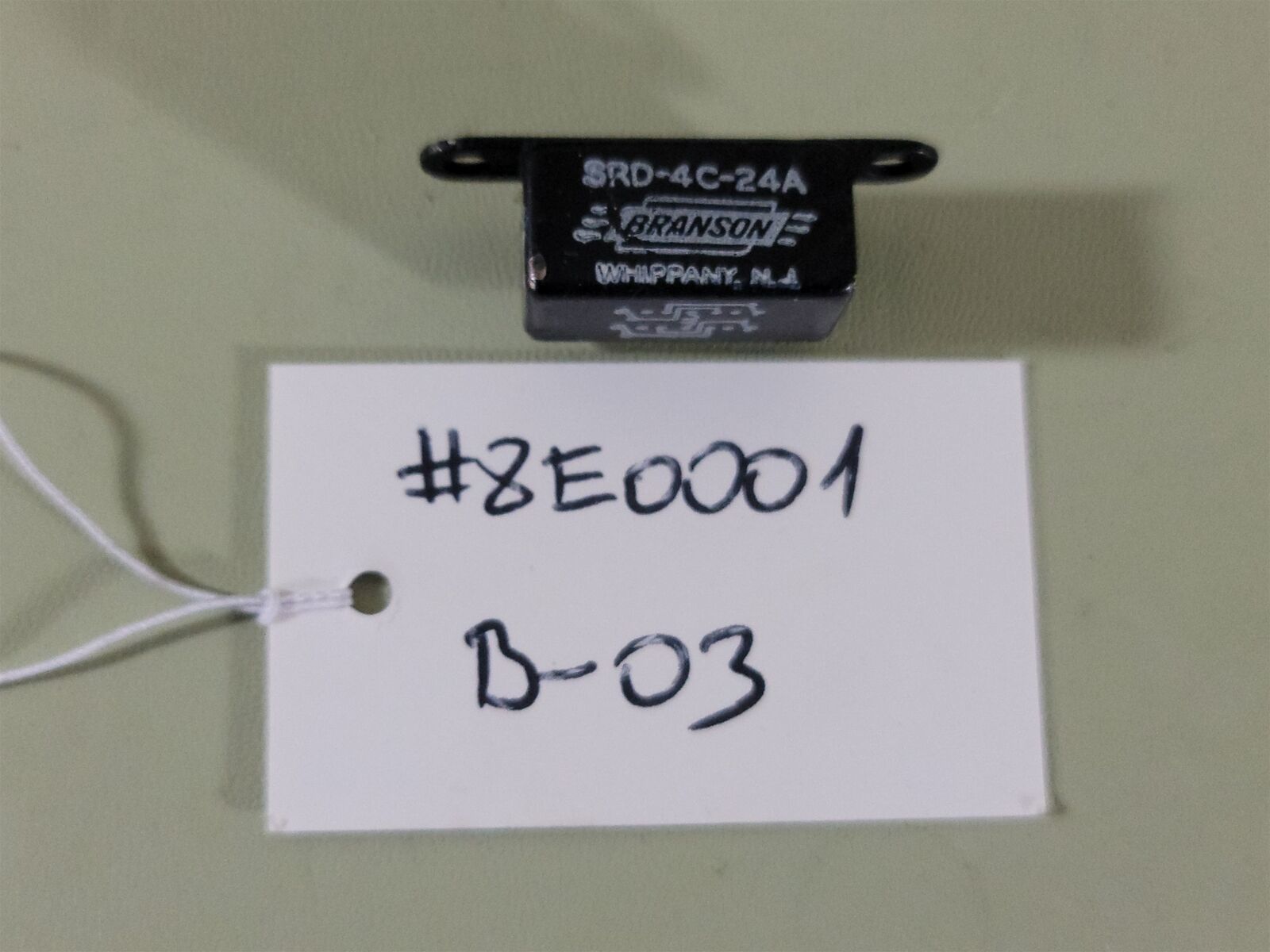 Branson SRD-4C-24A Electromagnetic Relay - New OS - $39.17