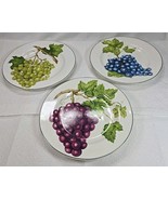 Set of 3 - American Atelier Vineyard Salad Plates Grapes - 8.25&quot;  - $15.59