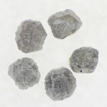 0.76 Ctw  White Grey Natural Rough Loose Diamond Raw Diamond Uncut Real Lot - £12.90 GBP