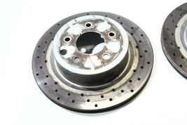 2003-2005 INFINITI G35 SEDAN RWD REAR PAIR LEFT&RIGHT SIDES DRILLED ROTORS P815 image 2