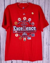 2011 Majestic Saint St. Louis Cardinals Shirt 11X World Series Champions NWOT M - £15.21 GBP