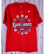 2011 Majestic Saint St. Louis Cardinals Shirt 11X World Series Champions... - £15.19 GBP