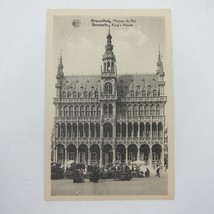 Postcard Brussels Belgium King&#39;s House by Gamaert Gothic Architecture Antique - £6.25 GBP
