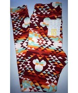 NEW LuLaRoe One Size OS (2-10) Red Orange Mint Disney Minnie Mouse Leggings - $29.70
