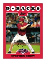 2008 Topps Opening Day #8 Stephen Drew Arizona Diamondbacks - £0.77 GBP