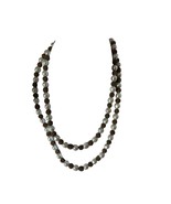 Necklace ANNE KLEIN White Faux Pearls Antique Gold Beads48&quot; Signed Vintage - $654.56 MXN