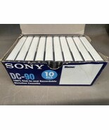 Box 10 NEW Vintage Sony DC-90 End to End Recordable Dictation Cassettes ... - $63.70 CAD