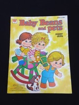 Baby Beans And Pets Mattel Baby Doll Paper Dolls 1978 Original Whitman Uncut - $13.97