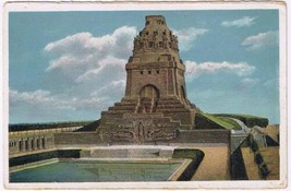 Germany Postcard Leipzig Das Volkerschlachtdenkmal Monument Battle of Nations - £3.86 GBP