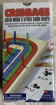 Cardinal Classic Cribbage Solid Wood 3 Track Game Board Sealed - £7.51 GBP