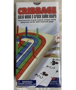 Cardinal Classic Cribbage Solid Wood 3 Track Game Board Sealed - €8,08 EUR
