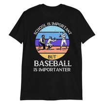 PersonalizedBee School is Important But Baseball is Importanter T-Shirt ... - £15.39 GBP+