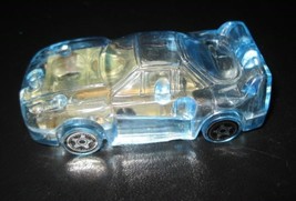 Vintage Novelty Clear Plastic Sportscar Gas Butane Lighter - £9.71 GBP