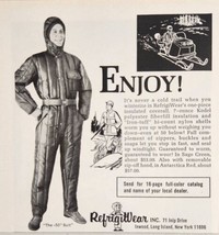 1968 Print Ad RefrigiWear 1 Piece Insulated Coveralls Long Island,New York - £11.01 GBP