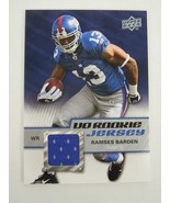 2009 Upper Deck - Ud Rookie Jersey Ramses Barden #RJ-RB New York Giants - $4.19 CAD