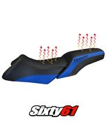 BMW R1200RT 2006-2011 2012 2013 Comfort Heated Seat Cover Tappezzeria Blue Black - $748.00