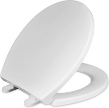 Cyrret Toilet Seat Round With Lid, Slow Close, Easy To Install And Clean, - £41.10 GBP