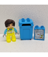 LEGO 10987 DUPLO Town Recycle Bin &amp; Worker Toddler Toy Set - $181.65 MXN