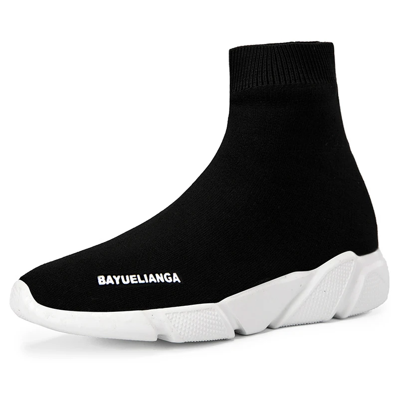 Men Fashion Socks Shoes Women Casual Boots Trendy Male Sports Shoes Thic... - £35.25 GBP