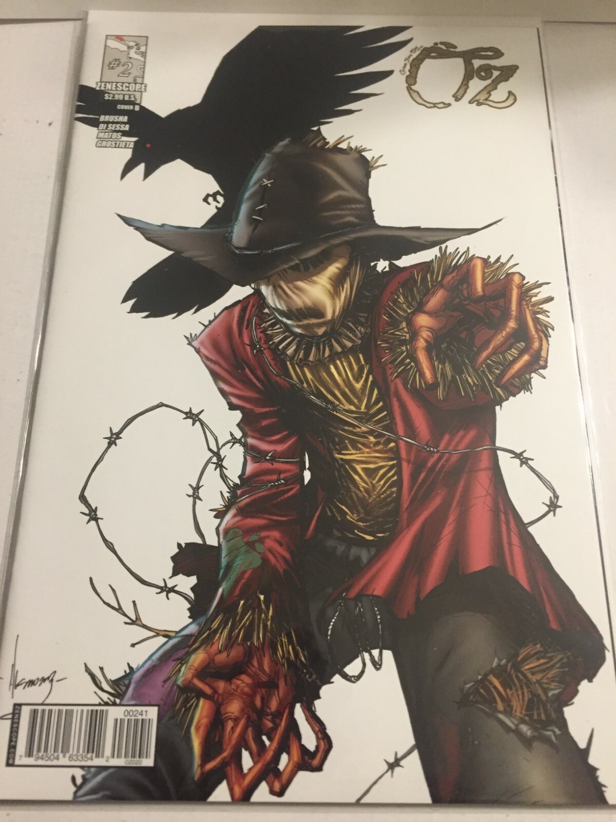 2013 Zenescope Oz Scarecrow Cover D Ale Garza Comic Book - $8.96