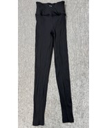 Year of Ours Leggings Women XS Black Ribbed Knit Running Fitness Athleis... - $19.79