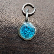 Vintage Little Double-sided Pendant Amulet Madonna and Child and Jesus - $15.74
