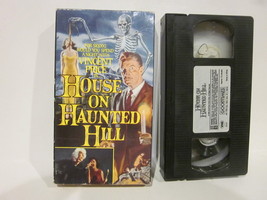 House on Haunted Hill VHS Tape MovVincent Price Horror William Castle Cult 1990 - £4.65 GBP