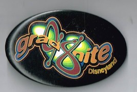 Disneyland 1998 Grad Nite pin back button Pinback - £18.93 GBP