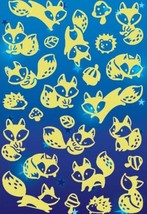 Foxes in the Dark Glowing Stickers, Forest Animals Self-adhesive Sticker... - £4.16 GBP