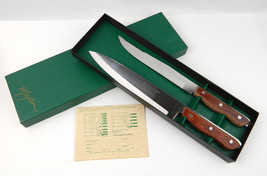 NOS Maxam Precision Hollow Ground Full Tang Carving Knife Set / Knives Chef New - $29.29