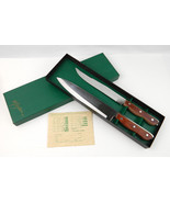 NOS Maxam Precision Hollow Ground Full Tang Carving Knife Set / Knives C... - £23.14 GBP