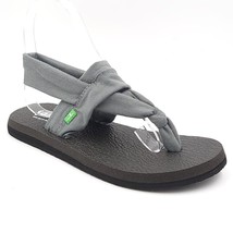 Sanuk Women Slingback Thong Sandals with Yoga Mat Strap Size US 5 Grey - £19.78 GBP