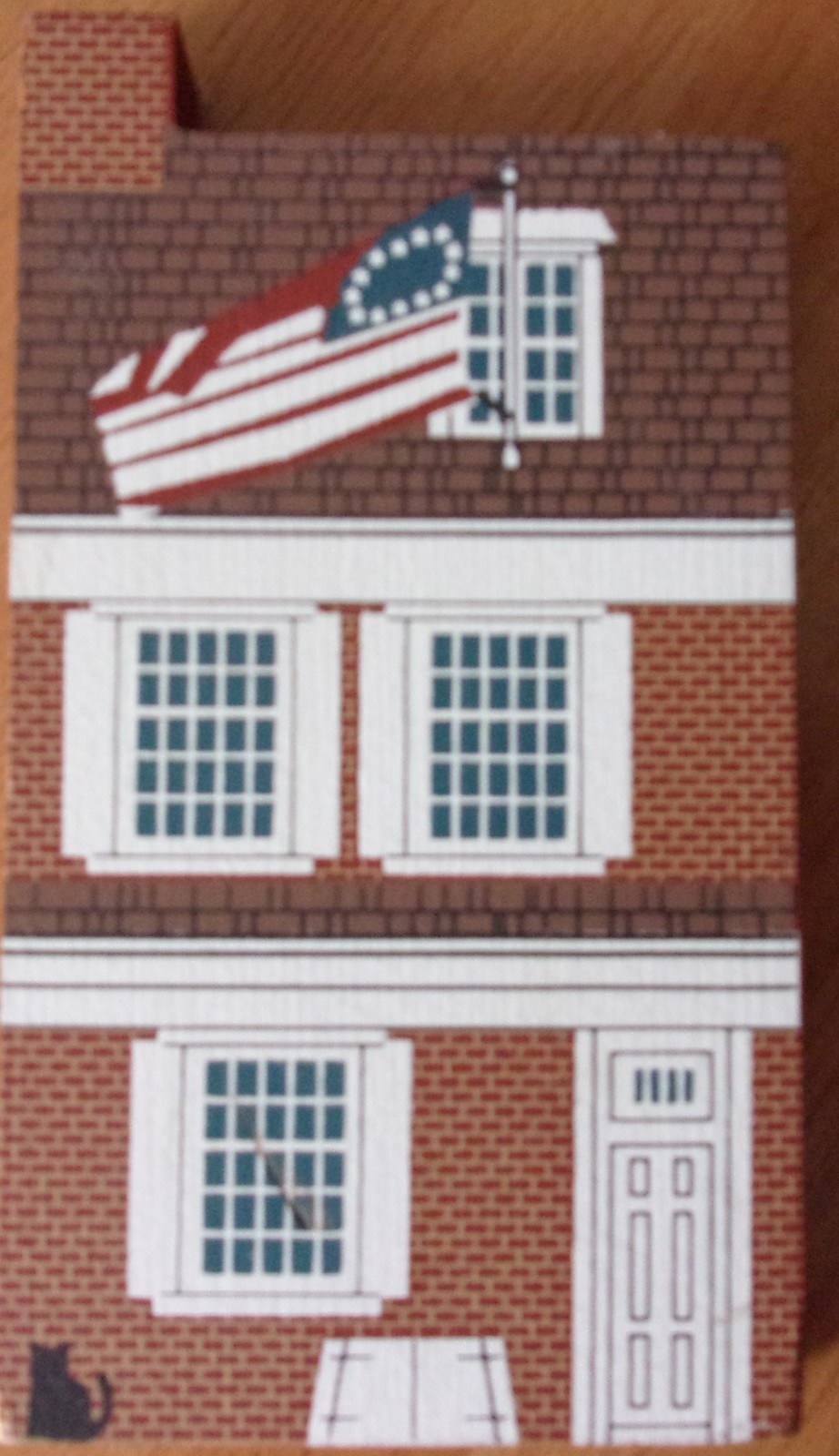 The Cat’s Meow Village 1992 Collectors Club Edition Betsy Ross House 1989 - $3.99