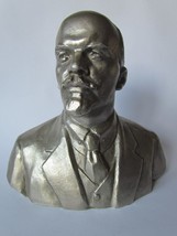 USSR - Vintage Original Metal Bust of V.I.Lenin - sc.A.Murzin 1977 - h-20.5 cm. - $99.99