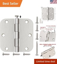 Smooth Operating Brushed Nickel Door Hinges 3.5&quot; - Set of 18  Quality - $39.00