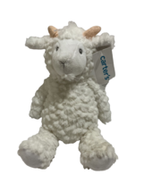 Carter&#39;s Goat Plush Soft White Stuffed Farm Lovey Toy 11 inches 2021 Wit... - £19.54 GBP