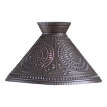 Irvins Country Tinware Betsy Ross Shade with Chisel in Kettle Black - $79.19