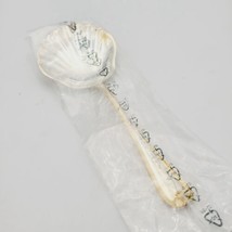 GORHAM Shell Berry CASSEROLE SERVING Spoon Gold &amp; Silver Plated MADE IN ... - £24.26 GBP