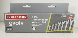 Craftsman Evolv 7pc Combination Inches 12 Point Wrench Set with Roll Pouch 12352 - £20.40 GBP