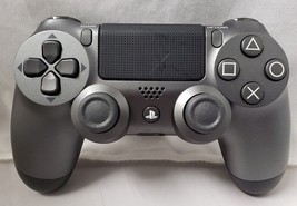 Sony Playstation 4 PS4 Dualshock 4 Steel Black Wireless Controller CUH-ZCT2U - £55.28 GBP