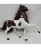 Brown And White Horse Toy 8&quot; Cow Design - $244.84 MXN