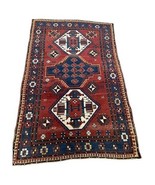Handmade Antique Caucasian Lori Pambak Rug 4.11' x 7.6' (150cm x 229cm), 1880s - - $53,182.04 MXN