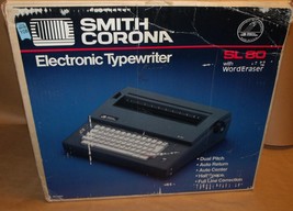 Smith Corona Electronic Typewriter SL 80 with Word Eraser - $3,321.64 MXN