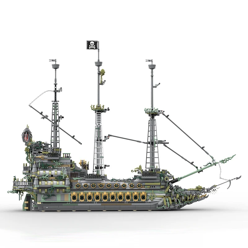 865PCS The Flying Dutchman Building Blocks Sets Classic Ghost Pirate Shi... - $288.21 CAD