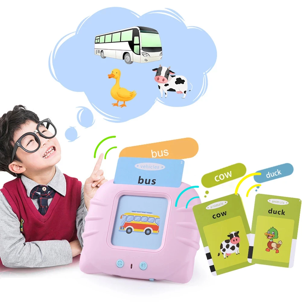 Kids Electronic Cognitive Cards Talking Flash Cards Audio Books Flashcards for - £17.41 GBP