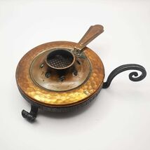 Switzerland Vintage Rare Handmade Burner Stamp Copper Metal 326g - $120.00